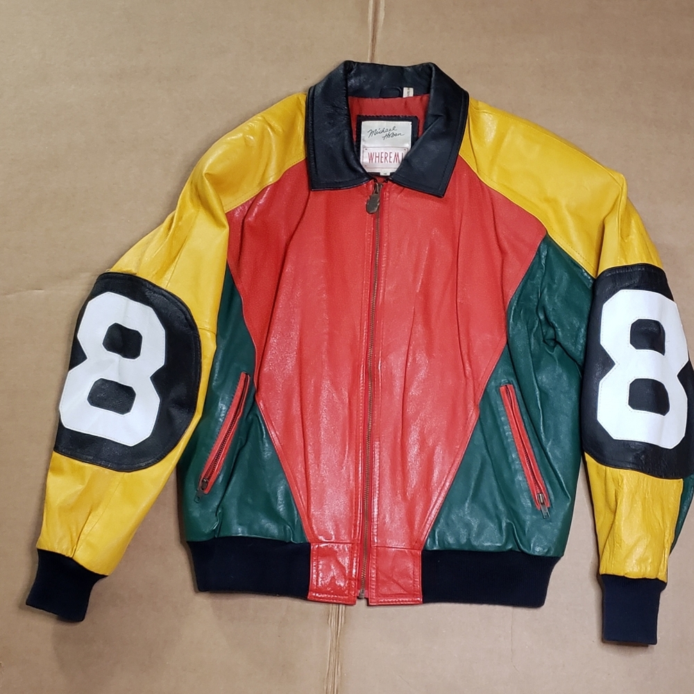 Authentic Michael Hoban 8 Ball Jacket Medium Vint… - image 2